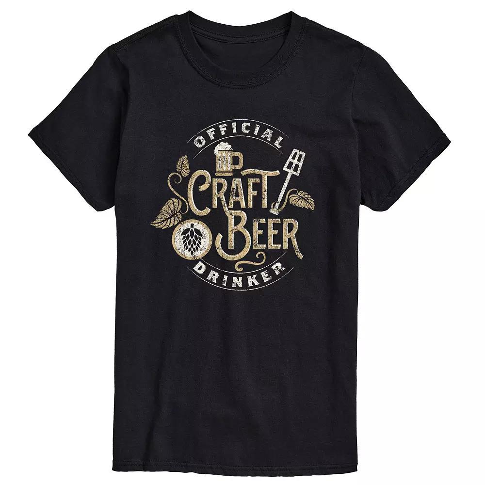 Big & Tall Official Craft Beer Tee, Men's, Size: XXL Tall, Blue Product Image