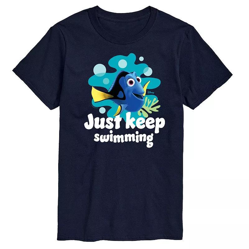 Disney / Pixar's Finding Nemo Dory Men's Just Keep Swimming Graphic Tee,  Product Image
