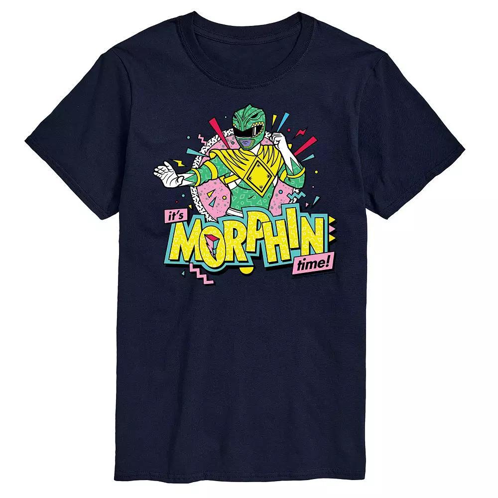 Men's Power Rangers Morphin Time Green Graphic Tee,  Product Image