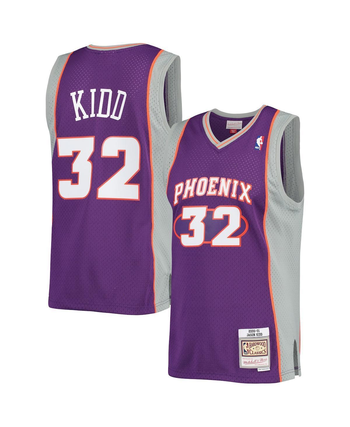 Men's Mitchell & Ness Jason Kidd Purple Phoenix Suns 2000-2001 Authentic Hardwood Classics Swingman Jersey, Size: Medium, Phx Purple Product Image