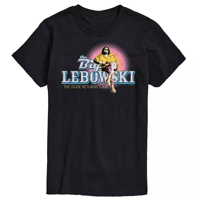 Big & Tall The Big Lebowski Returns to Tour Tee, Men's, Size: 4XB, Black Product Image