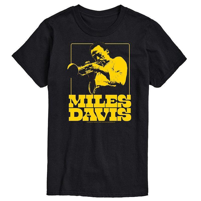 Big & Tall Miles Davis Tee, Men's, Size: 3XB, Gray Product Image