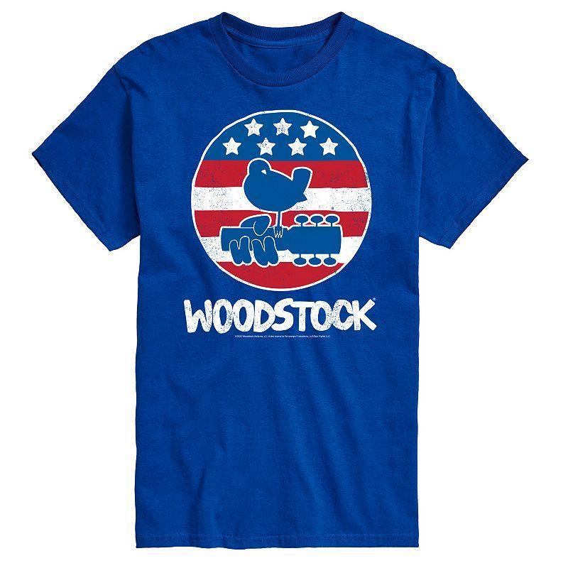 Big & Tall Woodstock Americana Graphic Tee, Mens Product Image