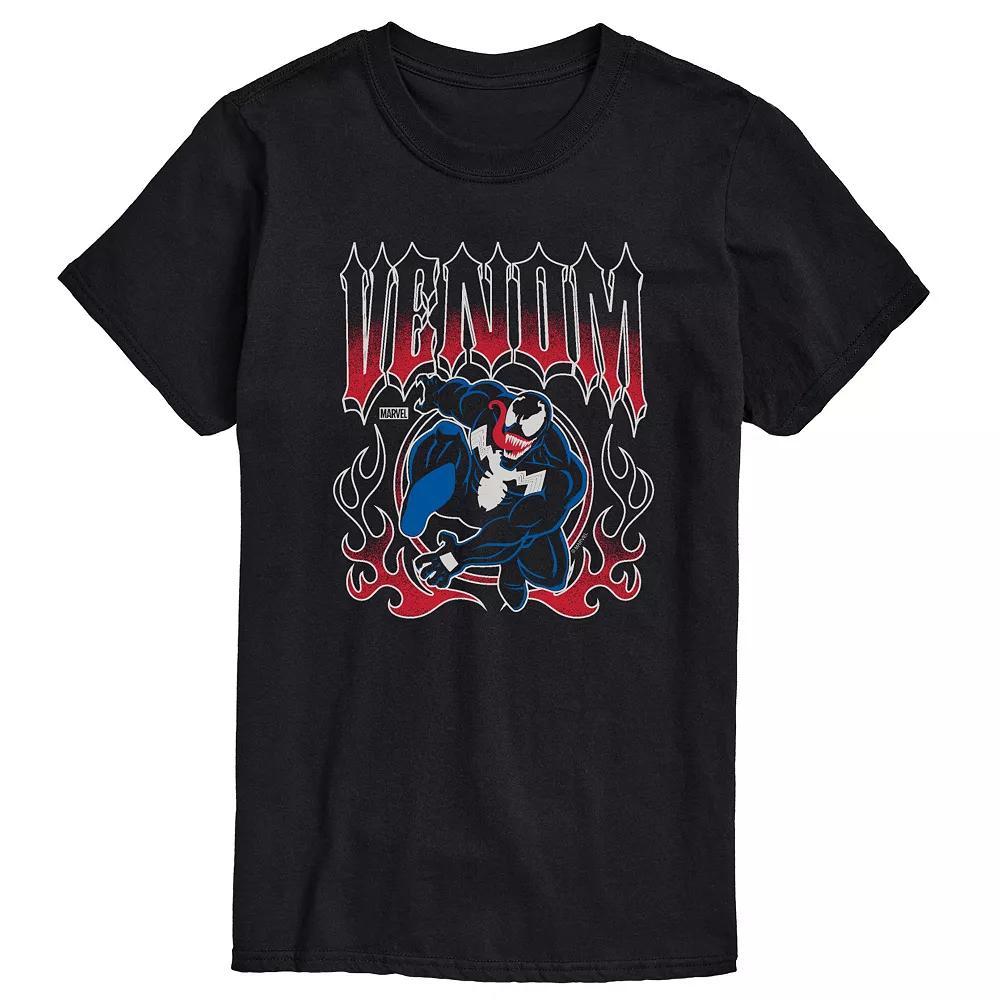 Big & Tall Marvel Venom Metal Band Graphic Tee, Men's,  Product Image