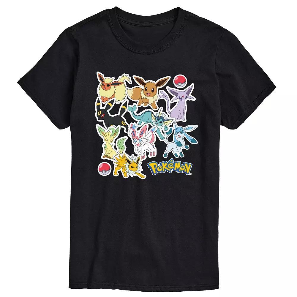 Men's Pokemon Stickers Tee,  Product Image