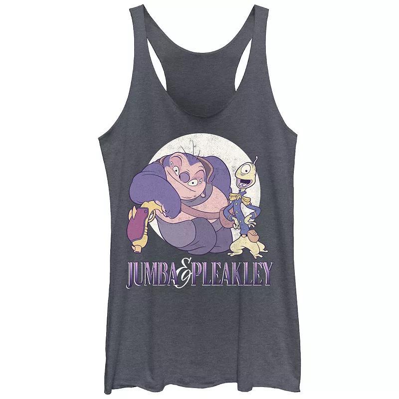 Disney's Lilo & Stitch Women's Jumba And Pleakley Tri-Blend Racerback Tank Top, Girl's,  Product Image