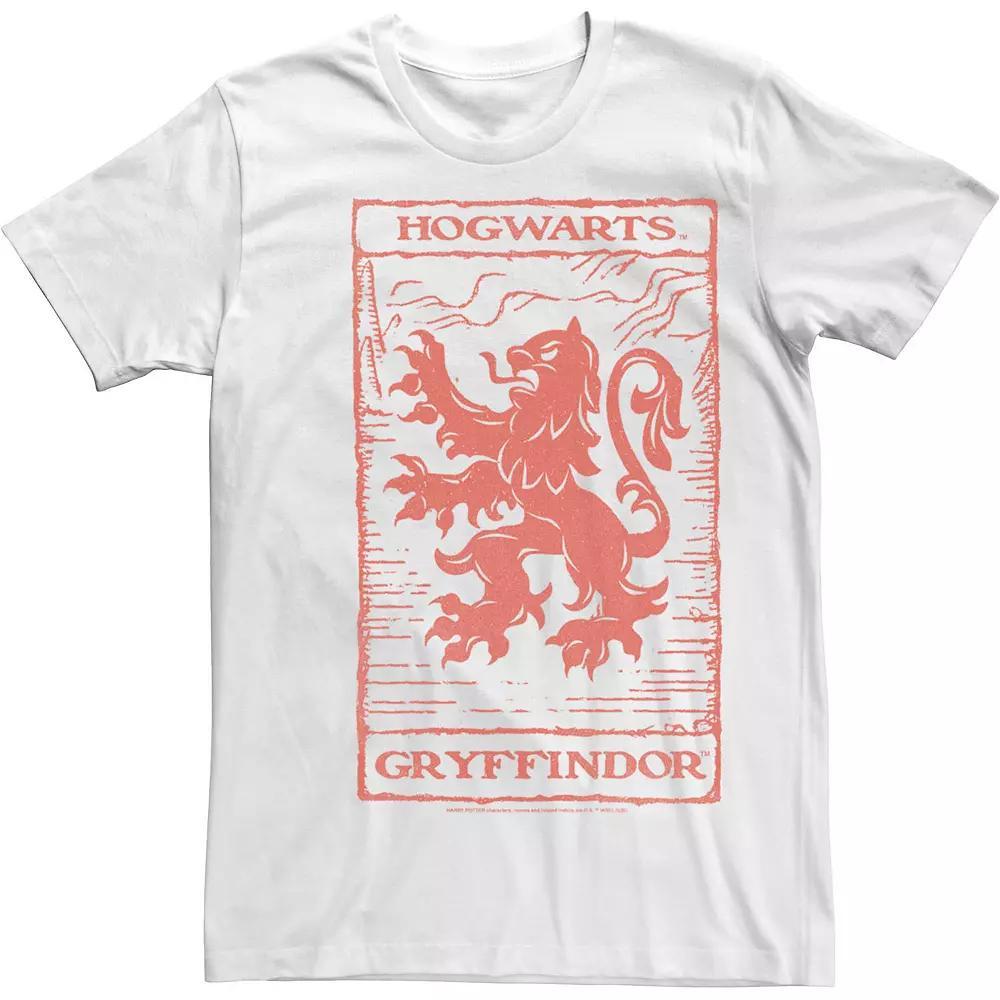 Men's Harry Potter Gryffindor Tarot Playing Card Tee, Size: 3XL, White Product Image