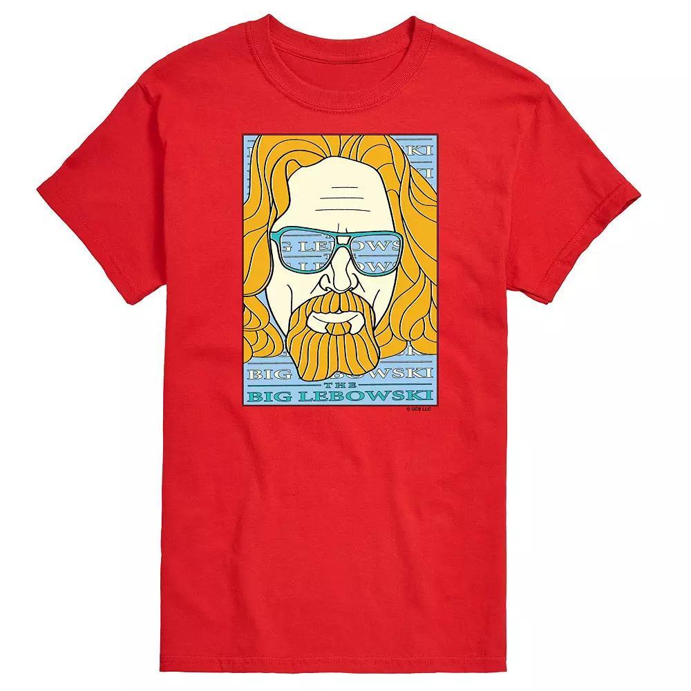 Big & Tall The Big Lebowski Rock Era Poster Tee, Men's,  Product Image