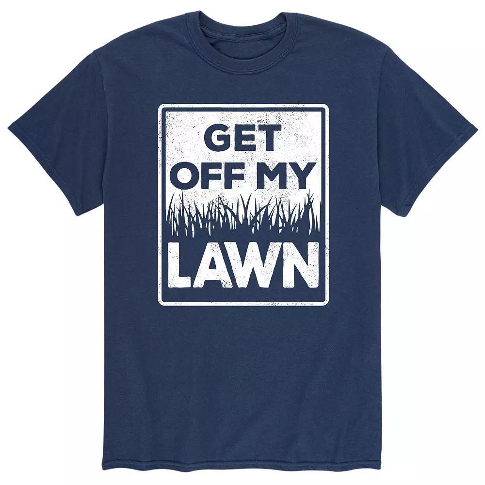 Men's Get Off My Lawn Tee, Size: XL, Blue Product Image