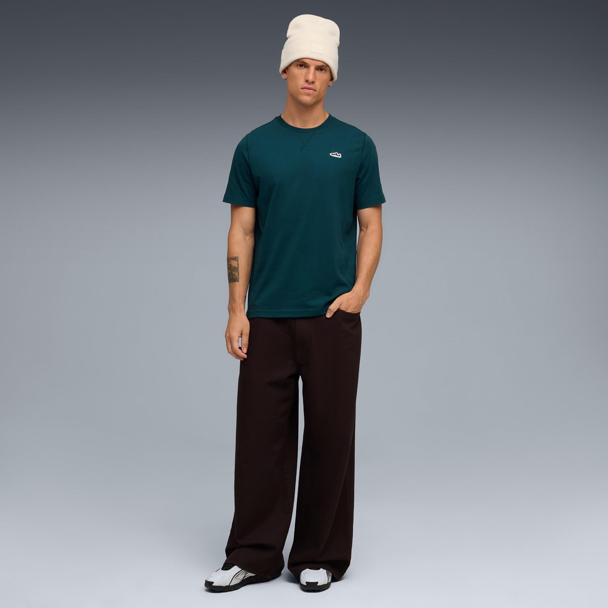 PUMA Wardrobe Essentials Suede Men's T-Shirt Product Image