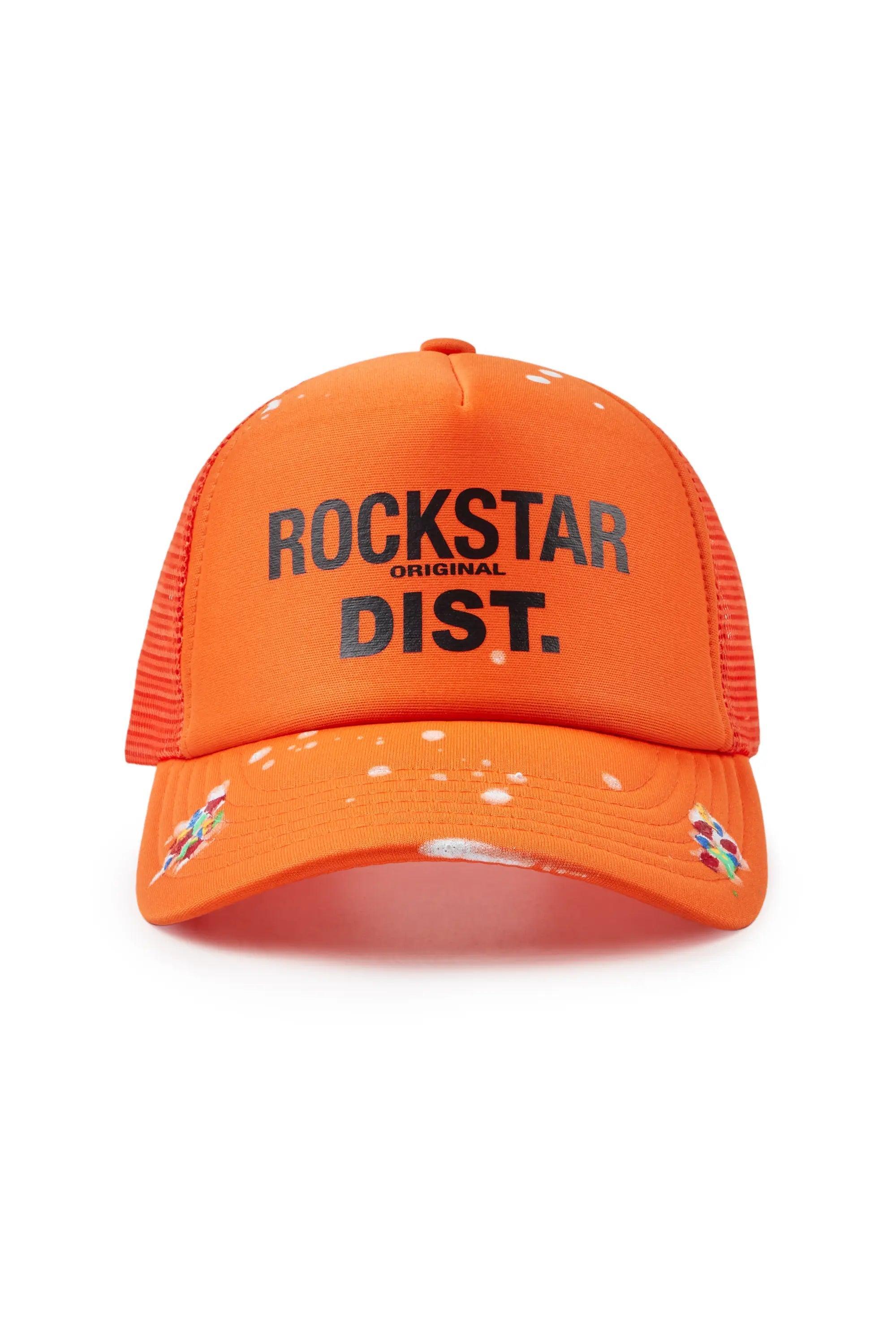 Neptune Orange Trucker Hat Male Product Image