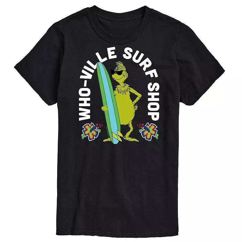 Mens Dr. Seuss The Grinch Whoville Surf Shop Graphic Tee Product Image