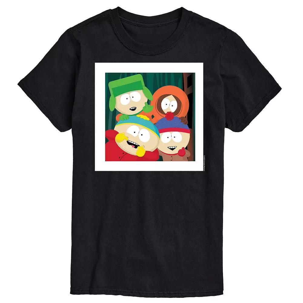 Men's South Park Friends Photo Tee, Size: XXL, Black Product Image