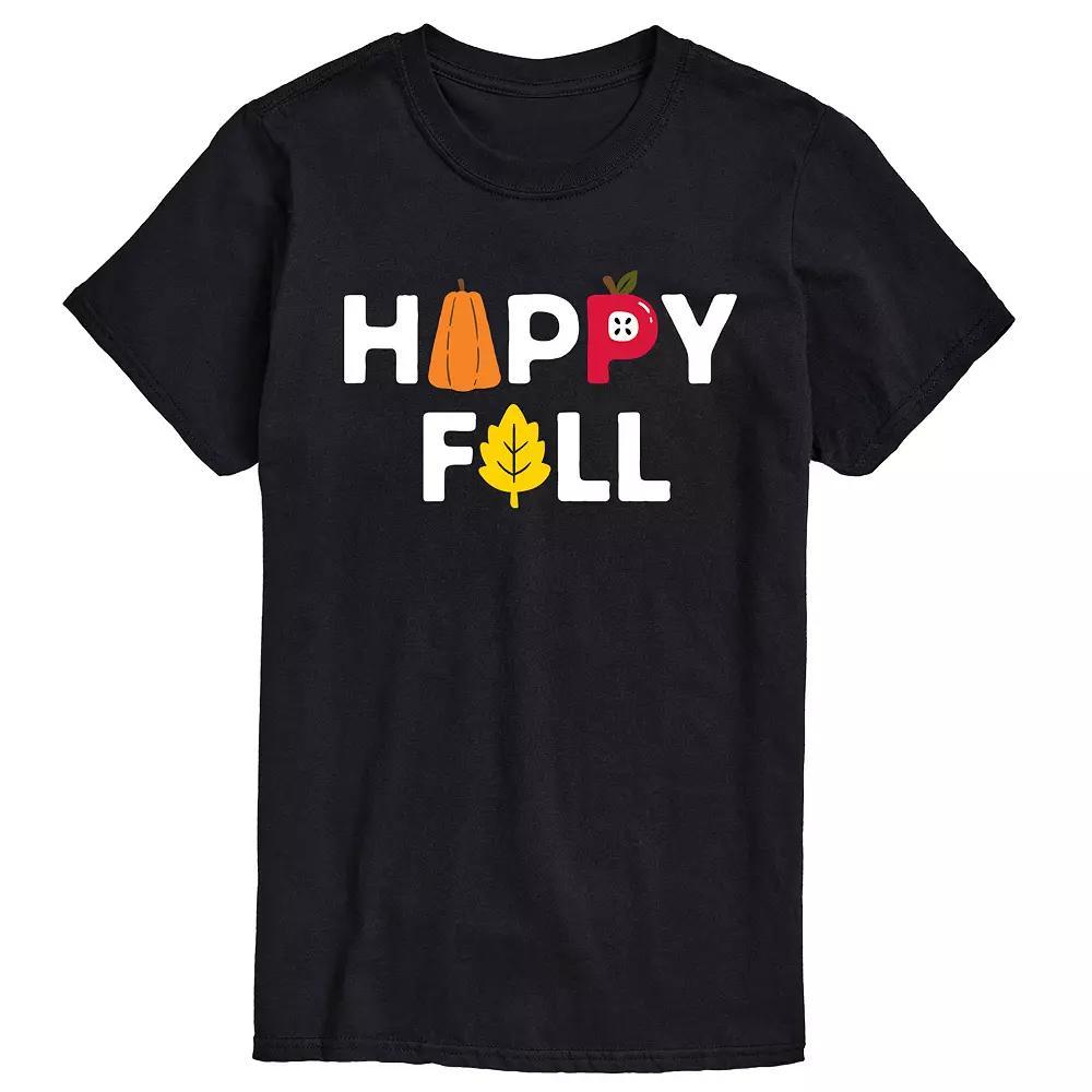 Big & Tall Happy Fall Tee, Men's,  Product Image