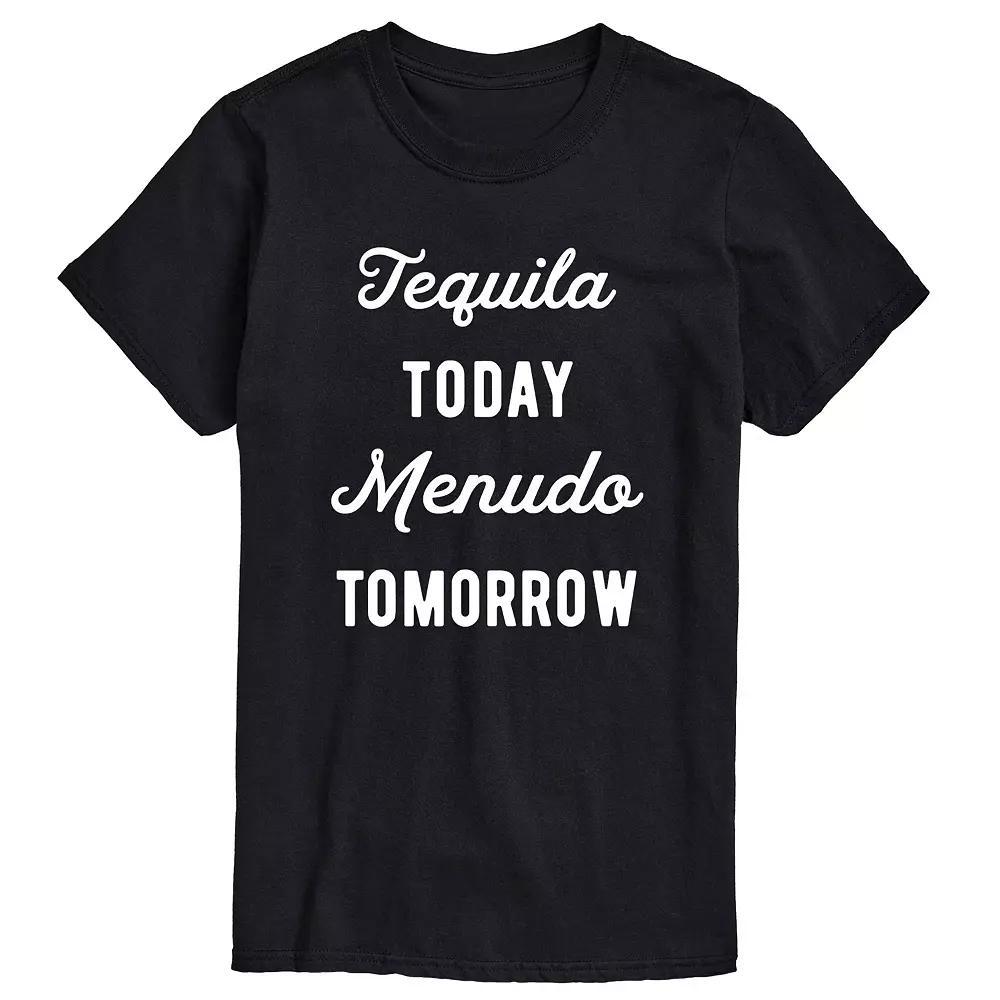 Men's Tequlia Today Menudo Tomorrow Graphic Tee,  Product Image