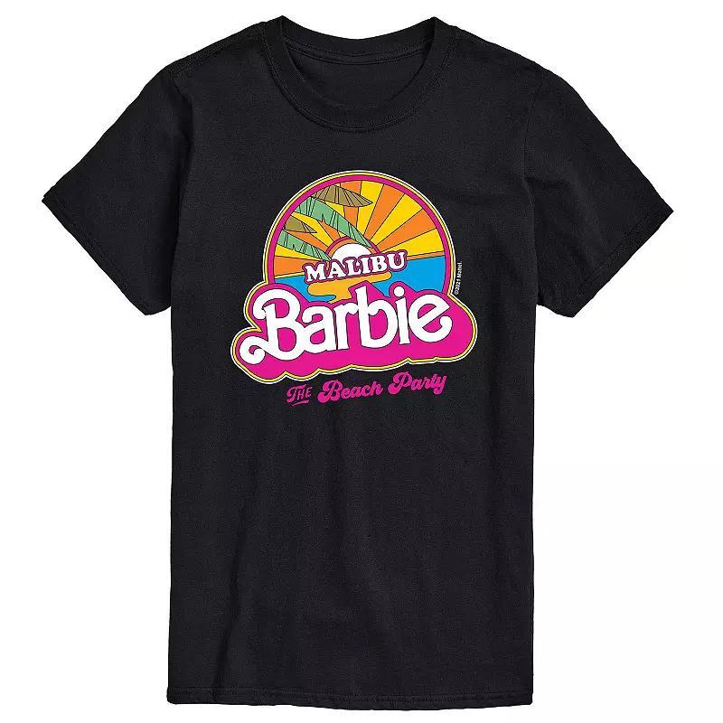 Big & Tall Barbie® Malibu Barbie Graphic Tee, Men's, Size: 3XL Tall, Black Product Image