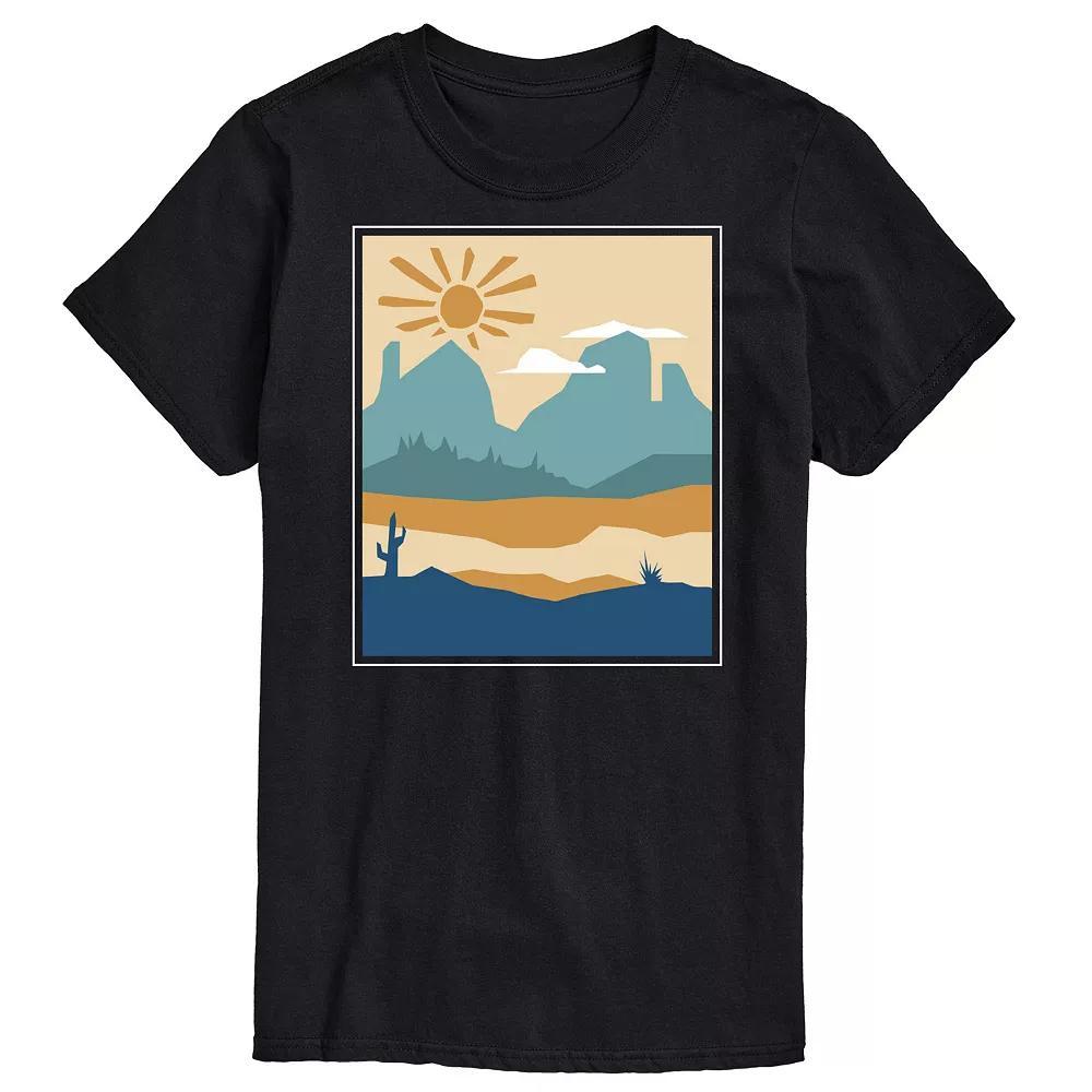 Big & Tall Cactus And Canyon Tee, Men's,  Product Image