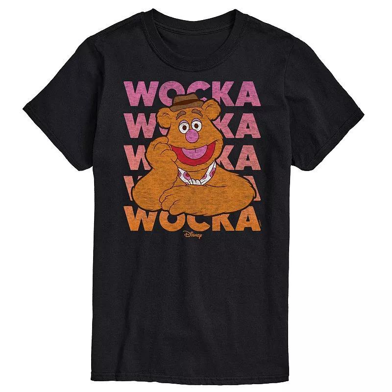 Disney's Men's The Muppets Wocka Wocka Tee, Size: 3XL Tall, Black Product Image