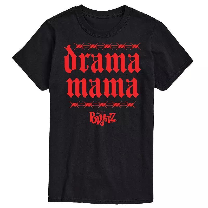 Men's Bratz Drama Drama Graphic Tee, Size: Small, Black Product Image