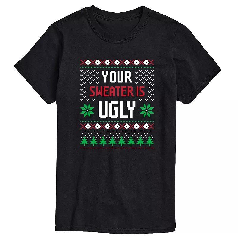 Big & Tall Your Sweater is Ugly Tee, Men's,  Product Image