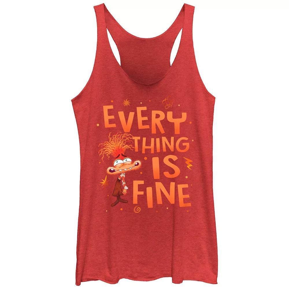 Disney's Lilo & Stitch Not Today Tri-Blend Juniors' Racerback Graphic Tank, Girl's,  Product Image