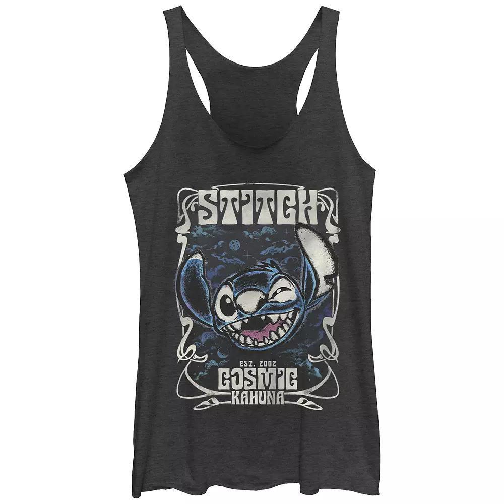 Disney's Lilo & Stitch Est. 2002 Cosmic Kahuna Juniors' Tri-Blend Racerback Tank Top, Girl's,  Product Image