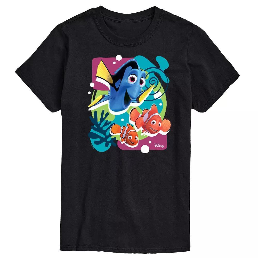 Disney / Pixar's Finding Nemo Men's Group Graphic Tee, Size: Medium, Black Product Image