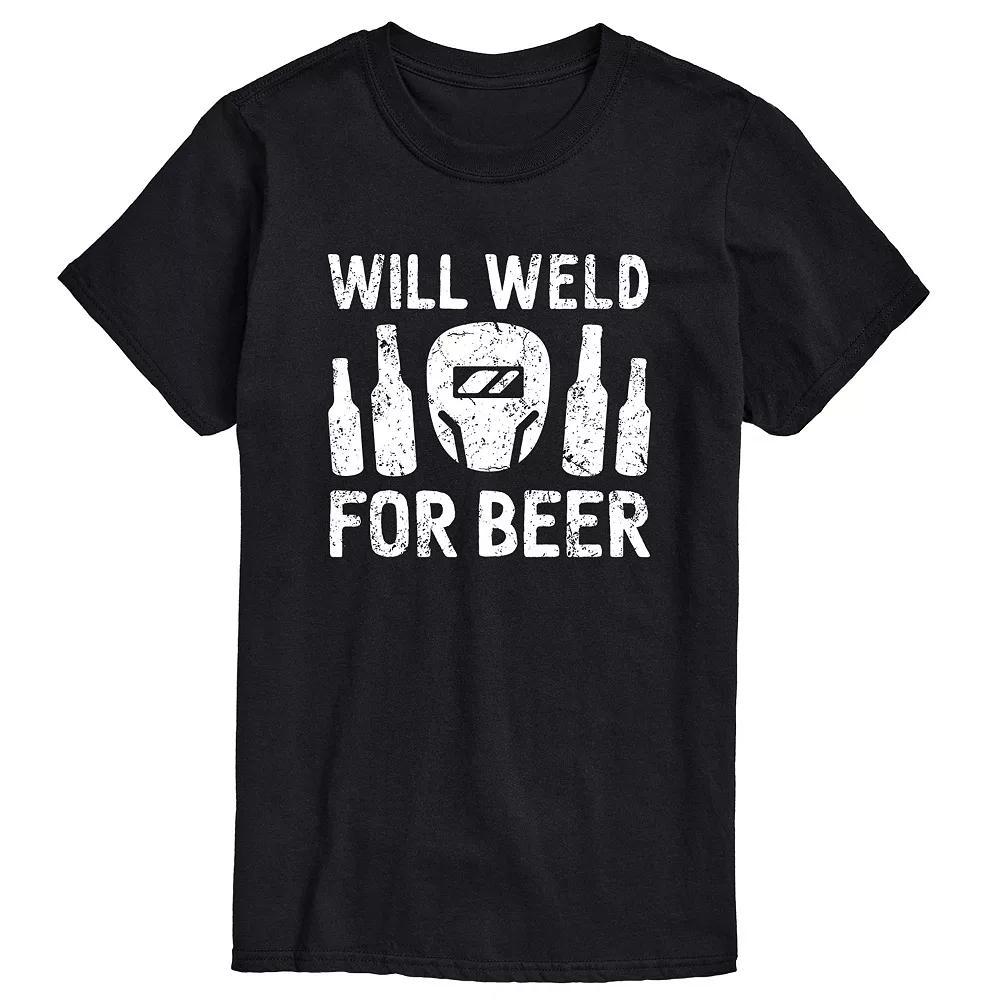Men's Will Weld For Beer Tee,  Product Image