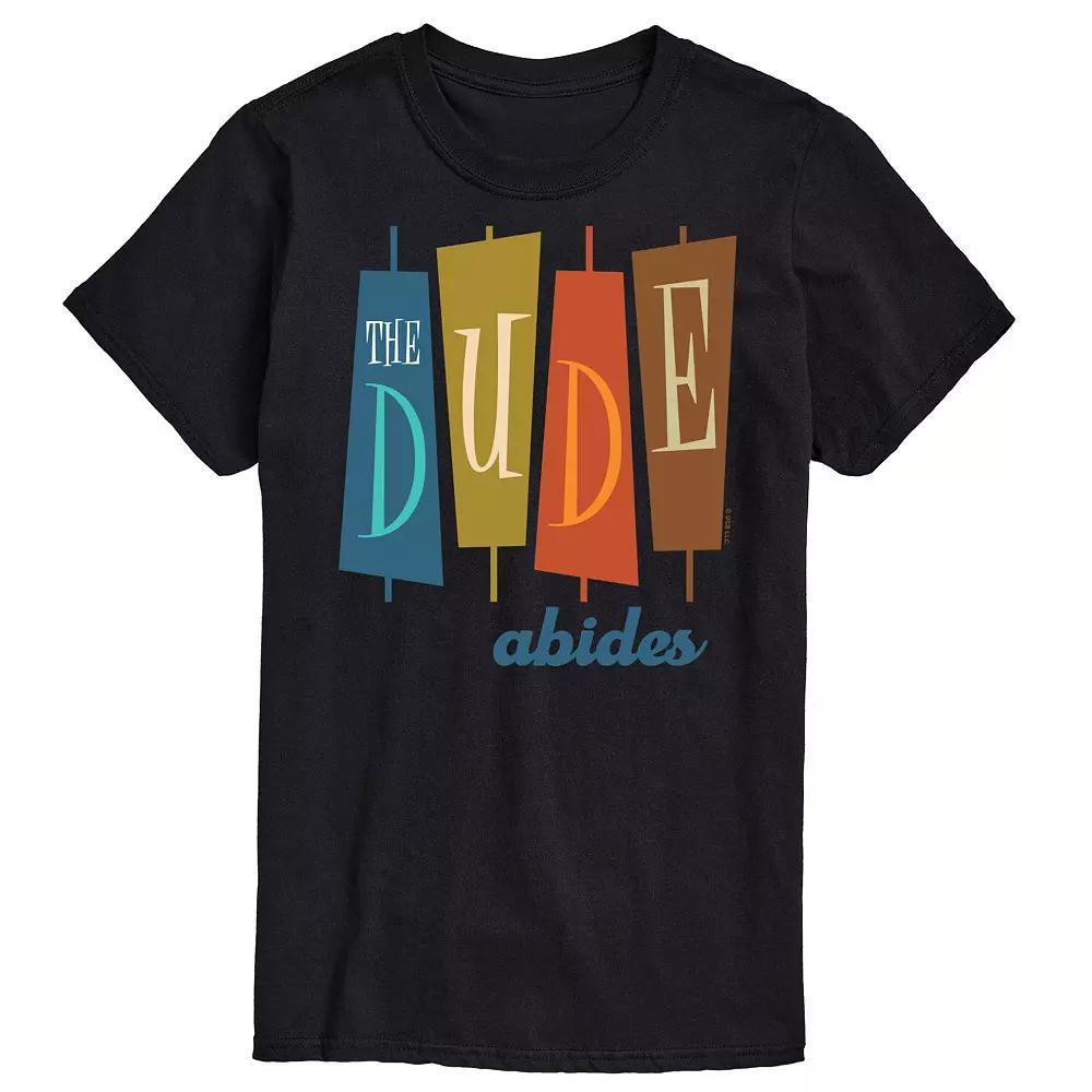 Big & Tall The Big Lebowski Retro Dude Abides Tee, Men's,  Product Image