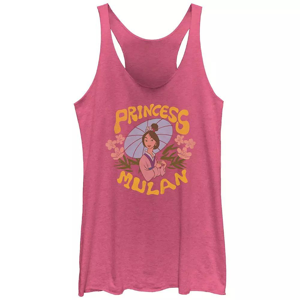 Disney's Mulan Princess Portrait Juniors' Racerback Tank Top, Girl's,  Product Image