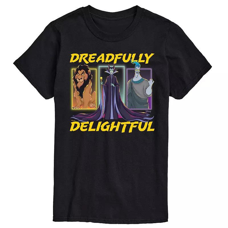 Disney Villains Big & Tall Dreadfully Delightful Graphic Tee, Men's,  Product Image