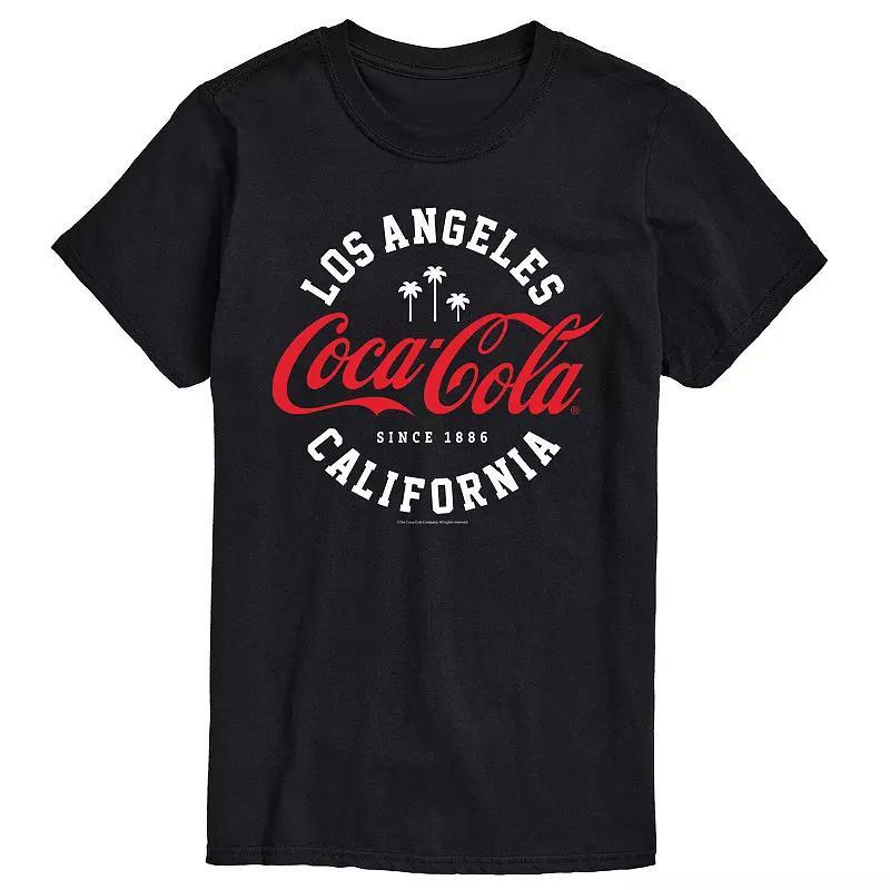 Men's Coca-Cola Graphic Tee, Size: XL, Black Product Image