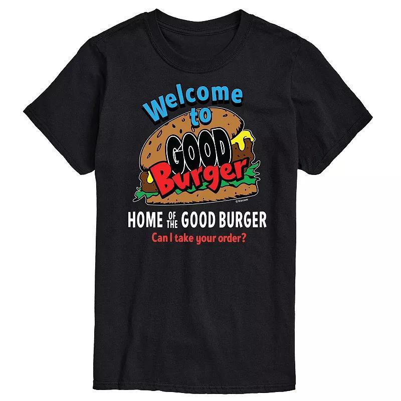 Big & Tall Good Burger Welcome Graphic Tee, Men's, Size: Large Tall, Black Product Image