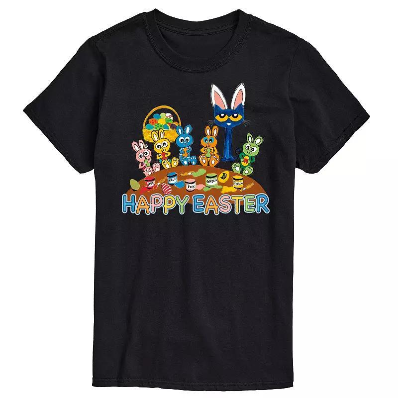 Big & Tall Pete The Cat Happy Easter Tee, Men's,  Product Image