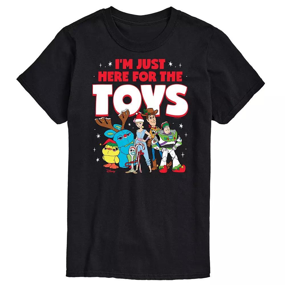 Disney / Pixar's Toy Story 4 Men's Here For The Toys Graphic Tee,  Product Image