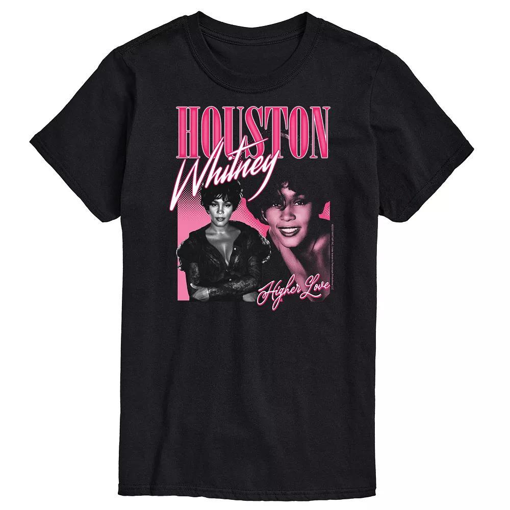 Big & Tall Whitney Houston Higher Love Tee, Men's,  Product Image