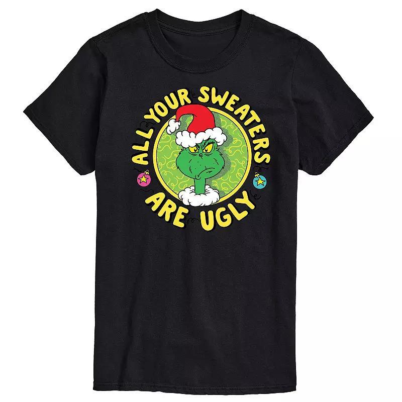 Big & Tall Dr. Seuss The Grinch All Your Sweaters Are Ugly Graphic Tee, Mens Product Image