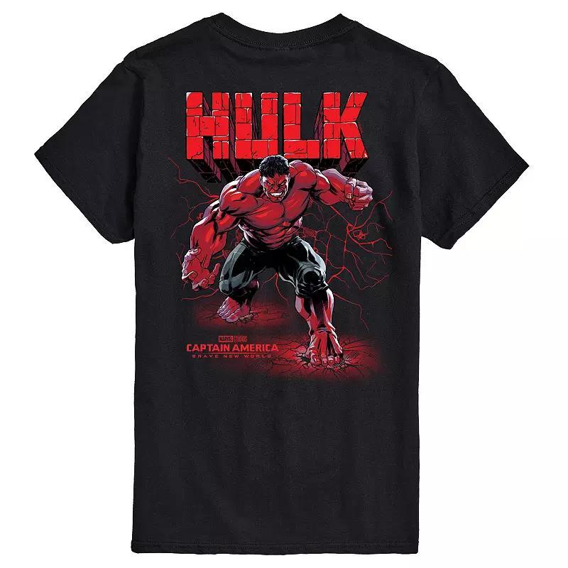 Men's Captain America Brave New World Red Hulk Graphic Tee,  Product Image