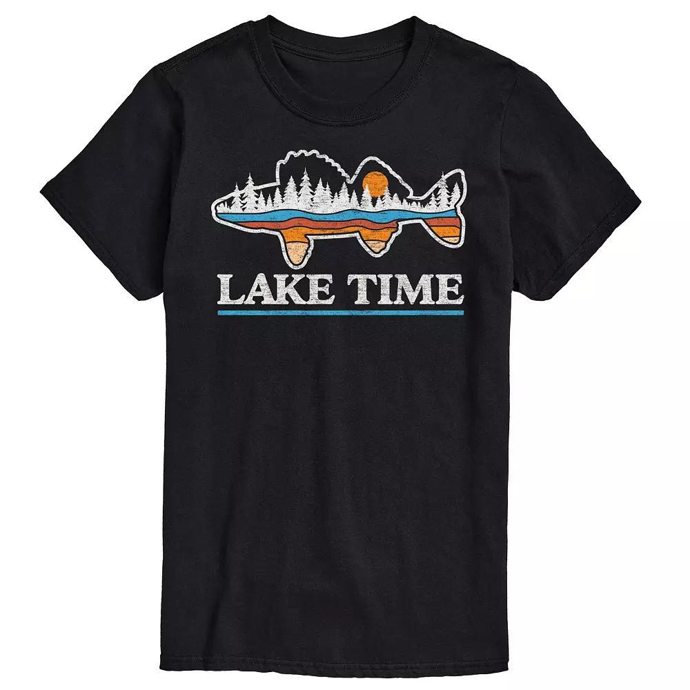 Big & Tall Lake Time Tee, Men's,  Product Image