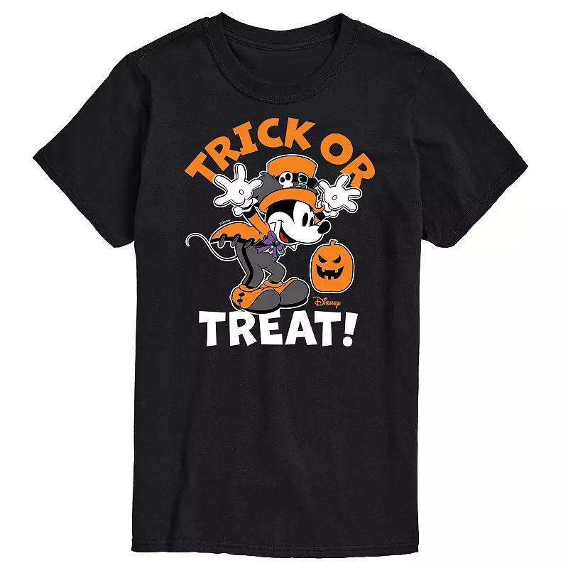 Disney's Mickey Mouse & Friends Big & Tall Trick Or Treat Graphic Tee, Men's, Size: Large Tall, Black Product Image