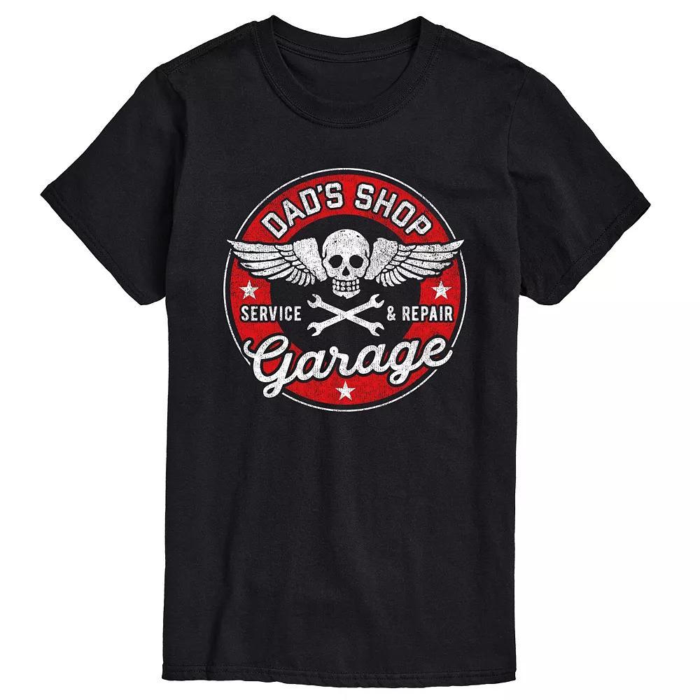 Men's Dads Shop Garage Service & Repairs Graphic Tee,  Product Image