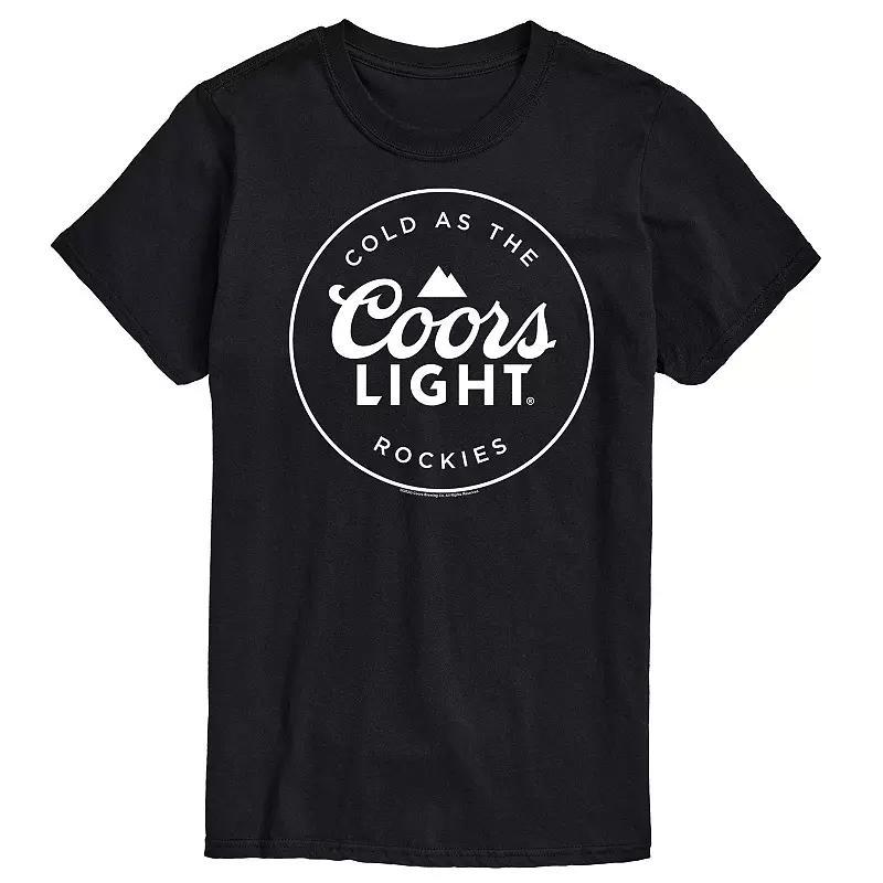 Big & Tall Coors Light Cold As The Rockies Graphic Tee, Men's, Size: 4XB, Blue Product Image