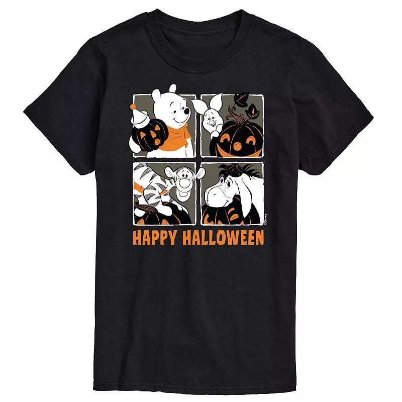 Disney's Winnie the Pooh Men's Happy Halloween Graphic Tee, Size: XS, Black Product Image