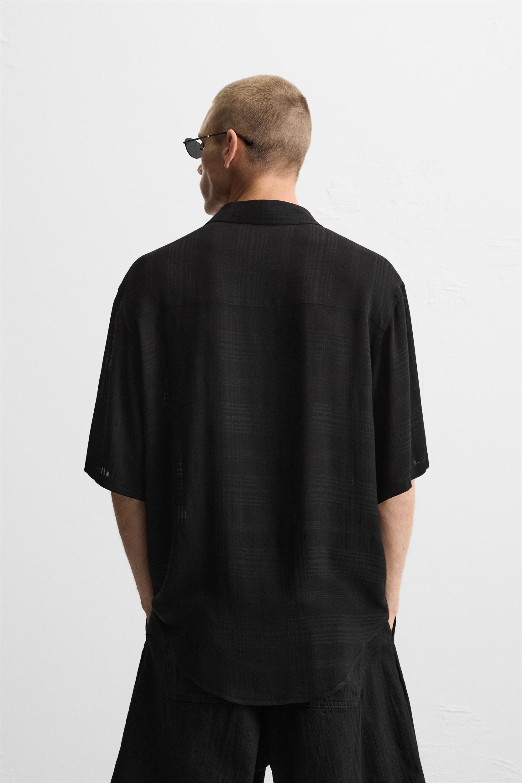 CHECKERED JACQUARD SHIRT Product Image