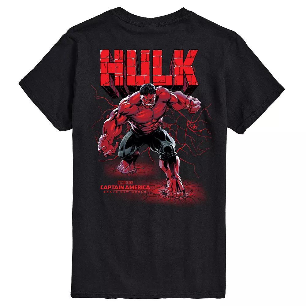 Men's Captain America Brave New World Red Hulk Graphic Tee,  Product Image