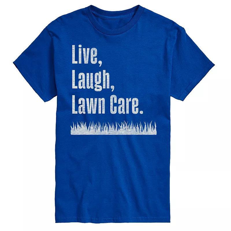 Big & Tall Live Laugh Lawn Care Graphic Tee, Men's, Size: XXL Tall, Gray Product Image