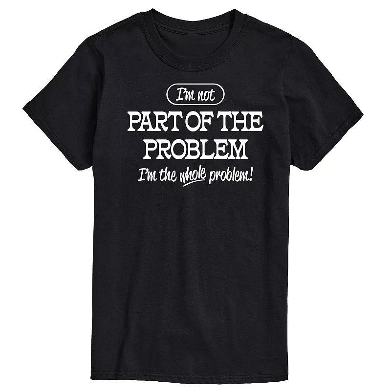 Men's Part Of The Problem Graphic Tee, Size: XXL, Black Product Image