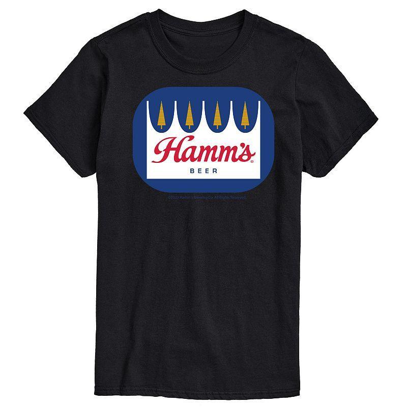 Men's Hamm's Logo Graphic Tee, Size: Large, Black Product Image