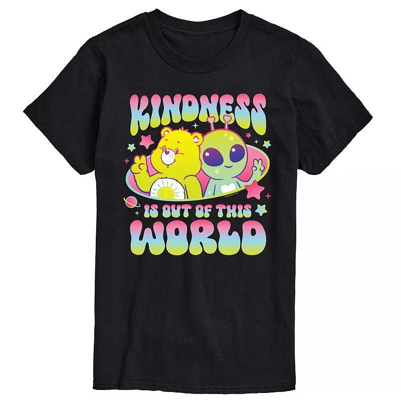 Big & Tall Care Bears Kindness Out Of The World Graphic Tee, Men's, Size: 5XB, Black Product Image