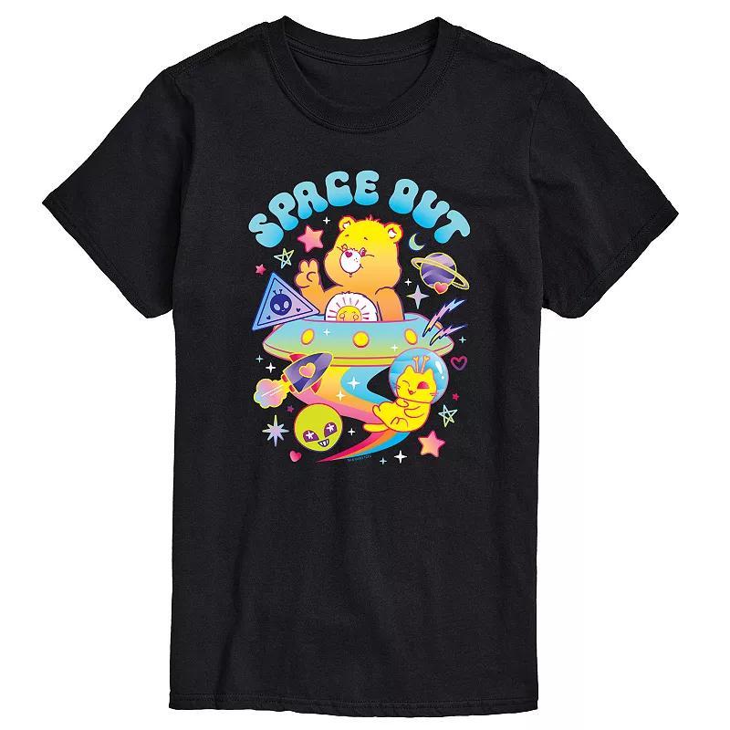 Men's Care Bears Space Out Dark Graphic Tee, Size: XL, Black Product Image